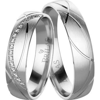 Prsten Kirke White - snubní prsteny z bílého zlata