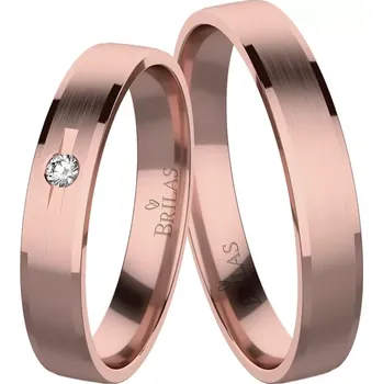 Prsten Sarina Red - snubní prsteny z červeného zlata