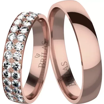 Prsten Alison Red - snubní prsteny z červeného zlata