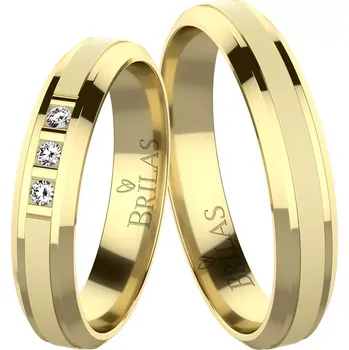 Prsten Penelope Gold - snubní prsteny ze žlutého zlata