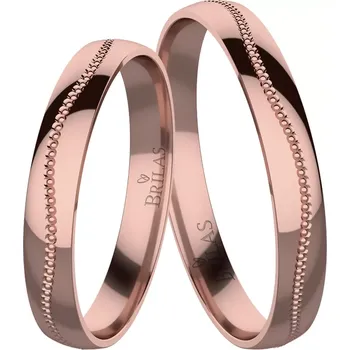 Prsten Makani Red - snubní prsteny z červeného zlata