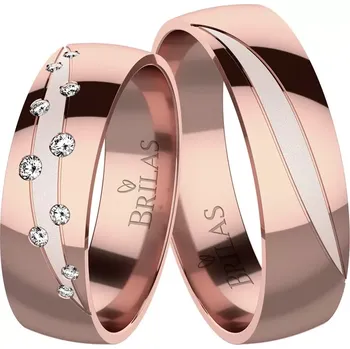 Prsten Geno Red - snubní prsteny z červeného zlata