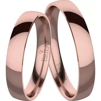 Prsten Absolon Red comfort - snubní prsteny z červeného zlata