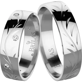 Prsten Regana White - snubní prsteny z bílého zlata