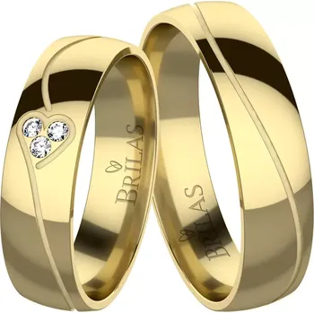 Prsten Diana Gold - snubní prsteny ze žlutého zlata