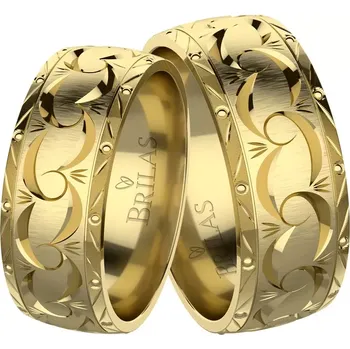 Prsten Damon Gold - snubní prsteny ze žlutého zlata