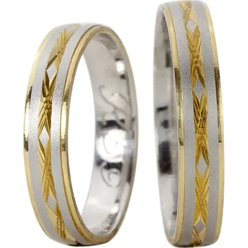 Šperk Sevens Colour GW - neobvyklé snubáky z kombinovaného zlata