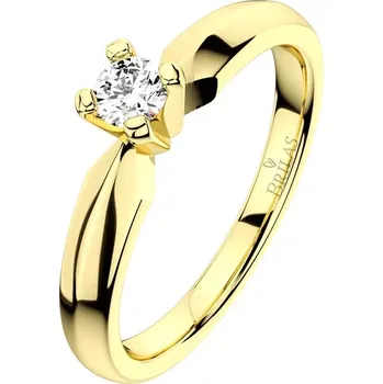 Prsten Darja Gold - zásnubní prsten se zirkonem