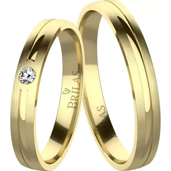 Prsten Nina Gold - snubní prsteny ze žlutého zlata