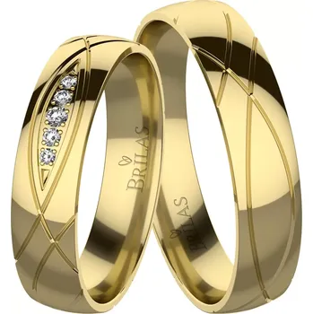 Prsten Daneta Gold - snubní prsteny ze žlutého zlata