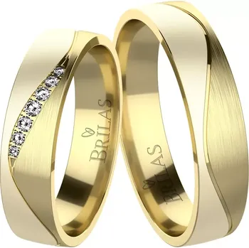 Prsten Celestina Gold - snubní prsteny ze žlutého zlata