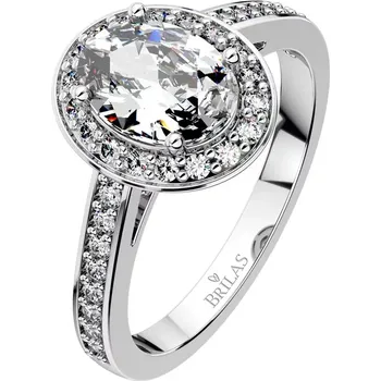 Prsten Alice White - zásnubní prsten z bílého zlata
