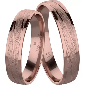 Prsten Aduše Red - snubní prsteny z červeného zlata