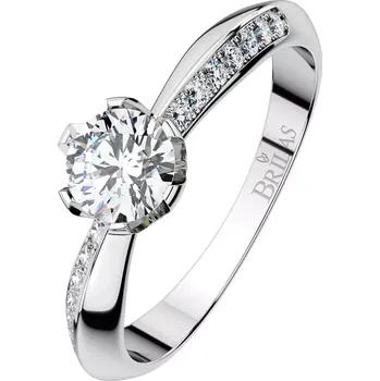 Prsten Michaela W Briliant - prsten z bílého zlata