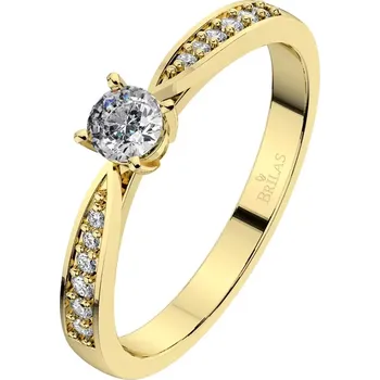 Prsten Adélka Princess Gold - zásnubní prsten ze žlutého zlata