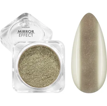 Umělé nehty NANI lešticí pigment Mirror Effect - Light Gold