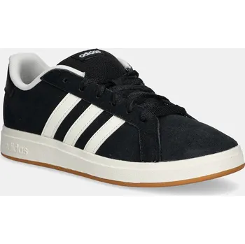 Chlapecké tenisky Dětské semišové sneakers boty adidas GRAND COURT 00s JH6178 černá 99X, EUR 34