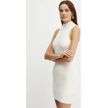 Dámské šaty Šaty Guess béžová barva, mini, W4BK72 Z3BJ0 W4BK72.Z3BJ0 01X, vel. XL