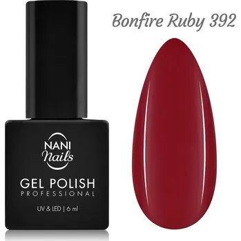 Lak na nehty NANI gel lak 6 ml - Bonfire Ruby