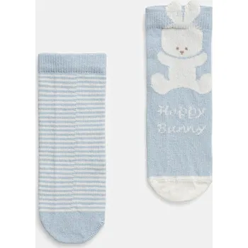 Dětské ponožky United Colors of Benetton 2-pack 6AO5F2111.W.Seasonal modrá 55X, vel. 62