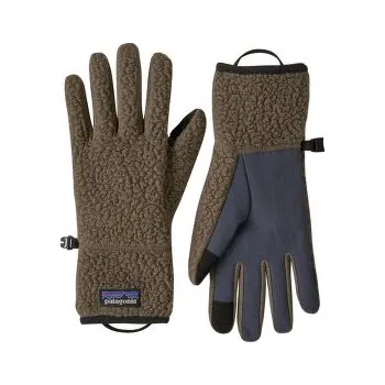 Rukavice Patagonia Retro Pile Gloves Marlow Brown hnědá XS