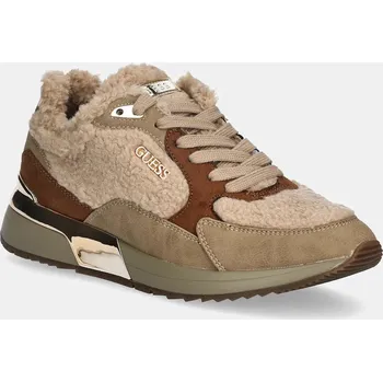 Dámské tenisky Tenisky Guess MOXEA17 FLFM17.FUR12.NATU béžová 80X, EUR 38