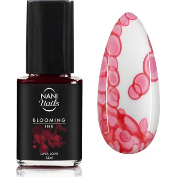 Lak na nehty NANI - Blooming INK - Lava Love - zdobící lak - 12 ml - Lava Love