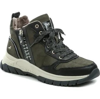 Pánská zimní obuv Mustang 15M0172006 oliva dámská zimní obuv EU 41 + DÁREK + Doprava ZDARMA