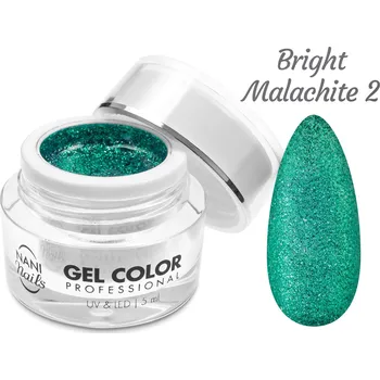 NANI UV/LED gel Glamour Twinkle 5 ml - Bright Malachite