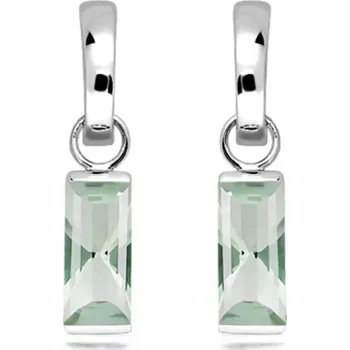 Šperk Adel S Green Amethyst - stříbrné náušnice se zeleným ametystem