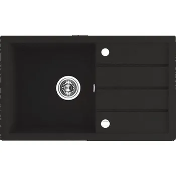 Granitový dřez Jednodřez Laveo TRZYNACTKA granitový černý