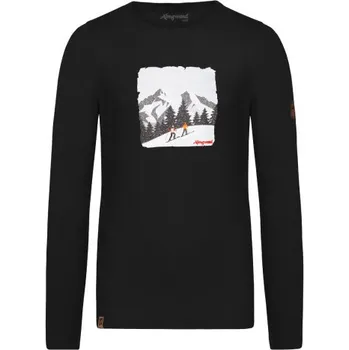 Pánské tričko Pánské tričko Almgwand ALPRECHTALM - černá 4XL