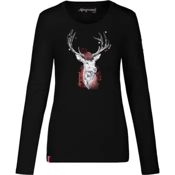 Dámské tričko Almgwand TENNERALM - černá XXL