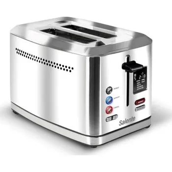 Toustovač Salente ToastMax topinkovač s digitálním displejem, nerezová