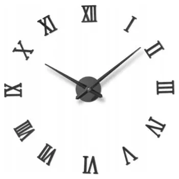 Hodiny Nástěnné hodiny Auriol černé 120 cm