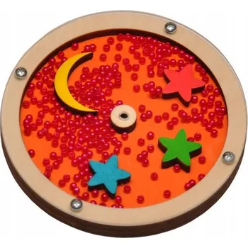 Hračka pro psa OTOČNÁ BAREVNÁ SENZORICKÁ HRAČKA + KORÁLKY