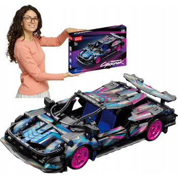 ostatní stavebnice Sportovní superauto Stavebnice 5 13 dílů Model 1:18 ve futuristickém stylu