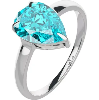 Prsten Amunet S Blue Topaz - prsten ze stříbra s modrým topazem