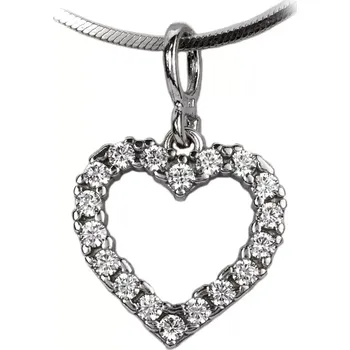 Přívěsek Alida - stříbrný přívěsek ve tvaru srdce