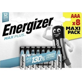 Článková baterie Baterie Max Plus, AAA, 8 ks, ENERGIZER 7638900437522 ,balení 8 ks ENERGIZER