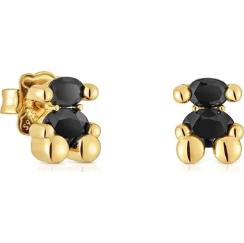 Náušnice Pozlacené stříbrné náušnice Tous Bold Bear Gem 1004226800 zlatá GLD, vel. ONE SIZE