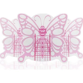 NANI šablony na nehty Butterfly Short, 100 ks