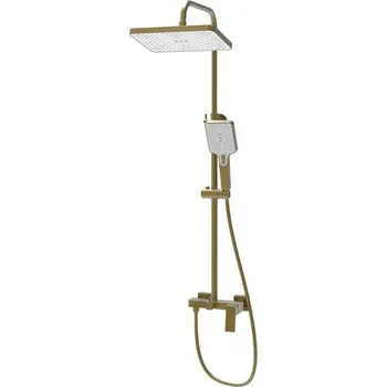 Sprchový set Sprchový sloup s baterií MIXXUS PREMIUM GAUDI 003J BRUSHED GOLD, zlatá | GAUDI 003J BRUSHED GOLD Procraft