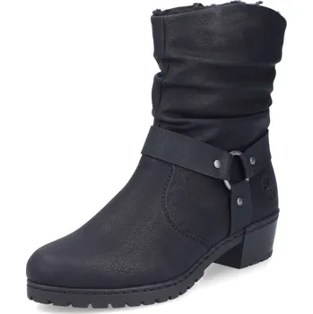 Dámské kozačky Dámská kotníková obuv RIEKER Y1760-00 černá W5 36