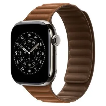 Chytré hodinky Apple Watch 42/41/40/38mm karamelový magnetický tah S/M