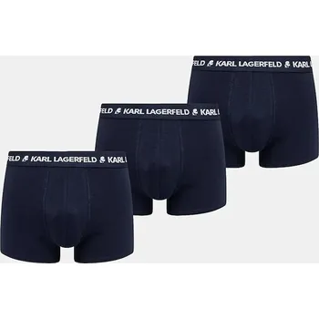 Pánské spodní prádlo Boxerky Karl Lagerfeld 3-pack A1M47151 námořnická modř 59X, vel. S
