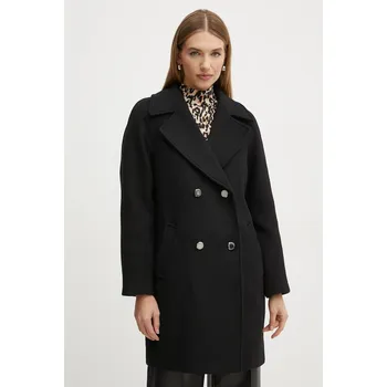 Dámský kabát Kabát s příměsí vlny Morgan GITI černá 99X, vel. 34