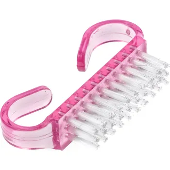 Kosmetický štětec NANI kartáček na oprašování nehtů - Růžový