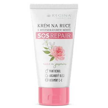 Lak na nehty Krém na ruce s regenerátorem nehtů s růží a jasmínem | SOS Repair (50 ml) s růží a jasmínem
