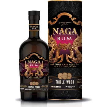 Rum NAGA RUM TRIPLE WOOD 42,7%0,7l(tuba